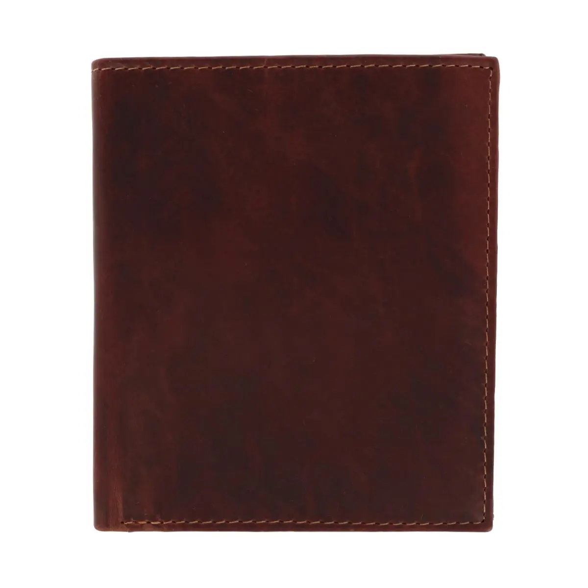 Men's American Bison Oil Pull-Up Leather Hipster Wallet - 11 Card Pockets, Multi-Compartment, RFID Blocking for Luggage & Bags Accessories