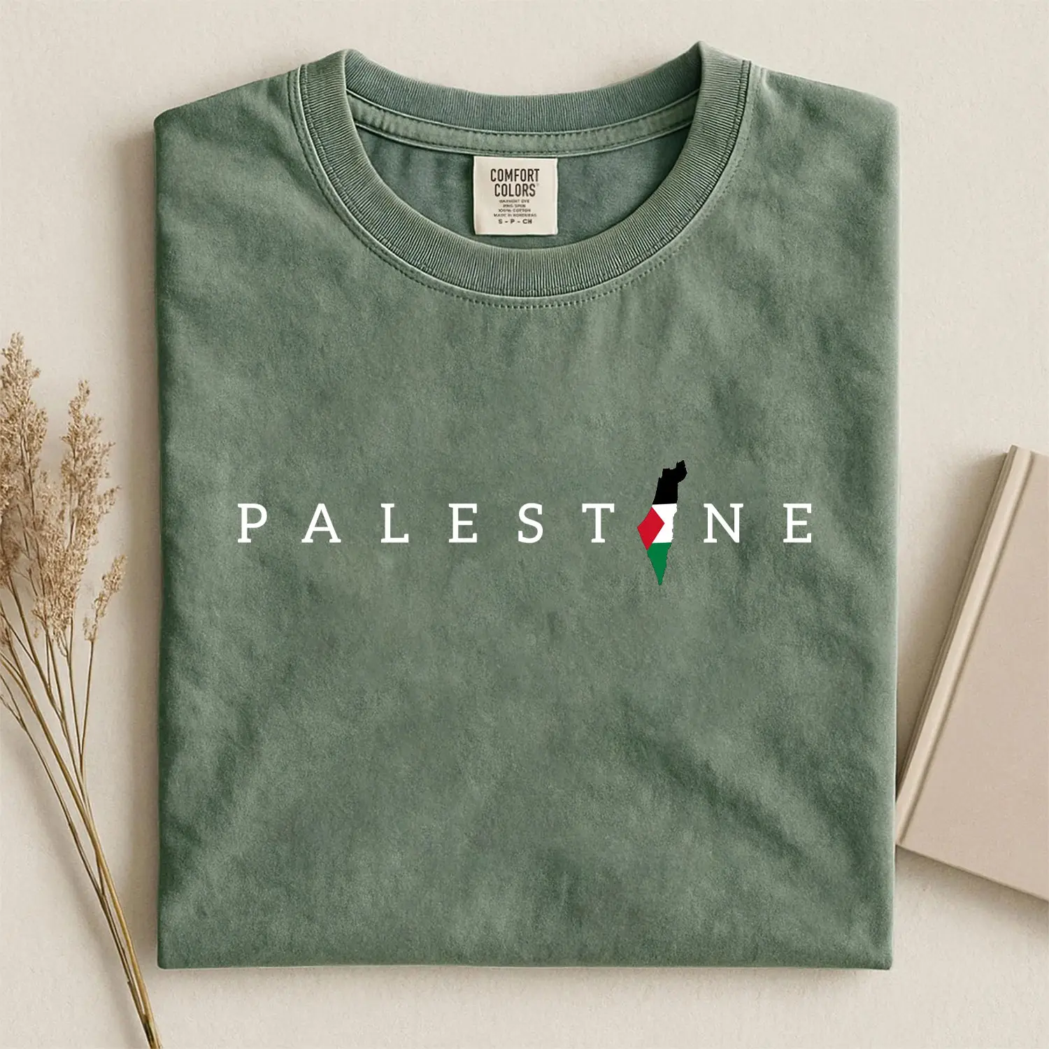 Palestine T Shirt, Palestine Flag Crewneck, Stand With Palestine Shirt, Cultural Solidarity Tee, Unisex College Shirt, Gift