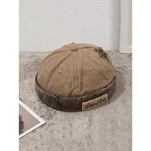 Letter Embroidery Five-pointed Star Design Hat, Casual Trendy Hat for Men & Women, Fashionable Hat for Daily Wear