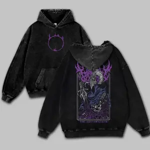 GAME Dark Souls Unisex FallFreshness outfits men streetwear 80s 90s graphic tees cotton Anime Game funny Washed Hoodies Gift for Birthday Holiday Christmas