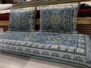 Luxury BLUE Afghan Toshak Cover Set B02 | Velvet High Quality | Custom Made Toshak Set