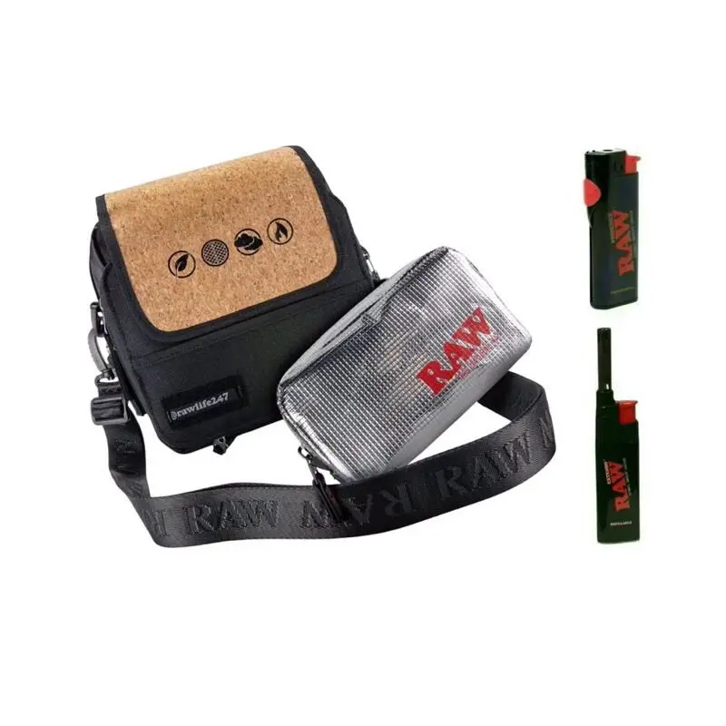 Raw x day bag sliing cross body bag smell-proof. Raw crossbody bag water proof