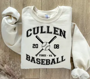 Cullen Baseball Sweatshirt, Cullen Baseball Shirt, Forks Washington Sweater Forks Tee, Funny Baseball Team Sweater