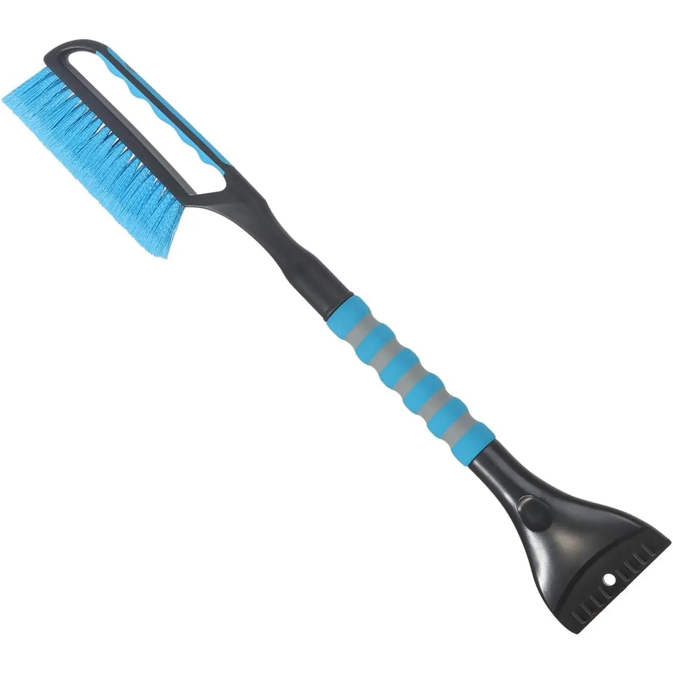 Snow Brush and Ice Scraper for  Windshield,26.4" Window Scraper Deicer for  SUV and ,Ice Scrapers and Brushes 2 in 1,Winter  Automotive Exterior Accessories(1Pack Blue)