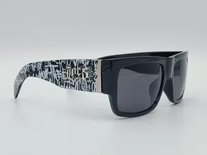 Loc White Graffiti Hip Hop Lettering Sunglasses 8LOC91186