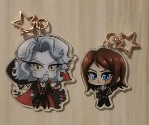 Castlevania Chibi Keychain Acrylic Charms, Cute Keyring Accessory, Fun Charm For Backpack Or Purse | High Quality and Customer Favorite Items