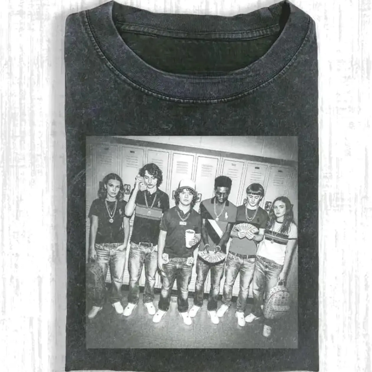 Stranger Things All Team Shirt, Steve, Max, Eleven Tee, Funny Dustin Eddie Lucas Shirt, Movie T-shirt, Unisex Meme Cringe Funny Dumb Shirt I75