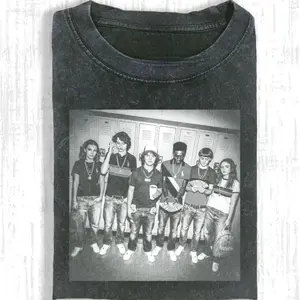Stranger Things All Team Shirt, Steve, Max, Eleven Tee, Funny Dustin Eddie Lucas Shirt, Movie T-shirt, Unisex Meme Cringe Funny Dumb Shirt I75