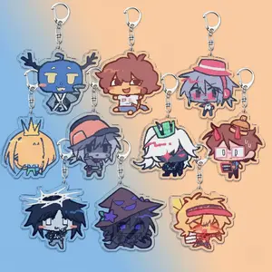 Forsaken Chibi Keychain, Forsaken Roblox Game Lovers Gifts, Cute Keyring Acrylic, Perfect Gift for Fans, Collectible Character Charms, Backpack & Bag Accessories
