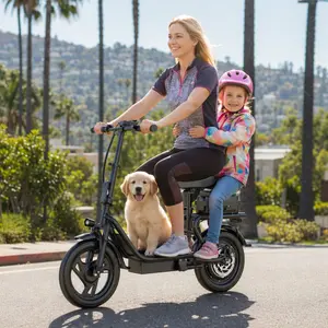 500W Electric Scooter with Seat & Storage – 22MPH, Foldable for Adults & Kids, Perfect for Family Rides ‍‍