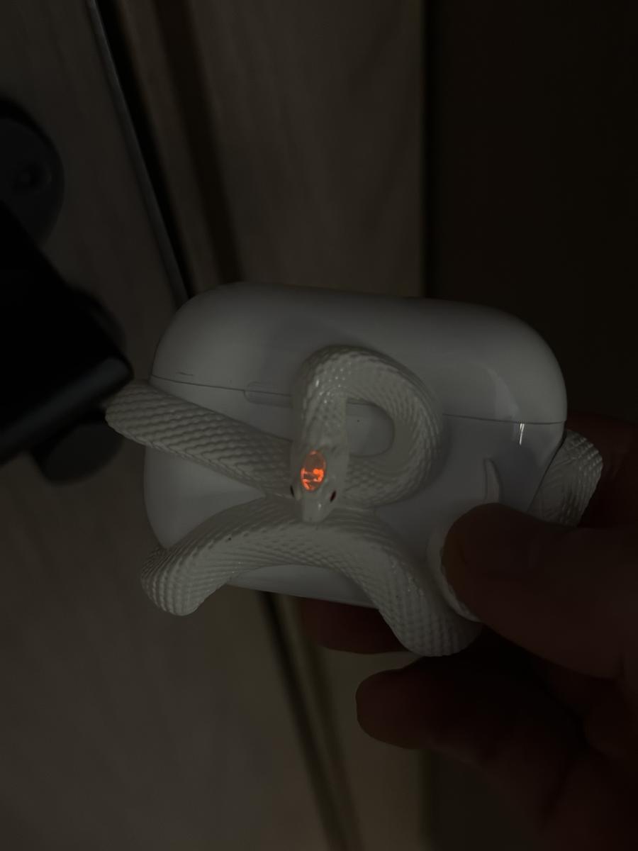 Item: White snake, Airpods Pro/Pro2