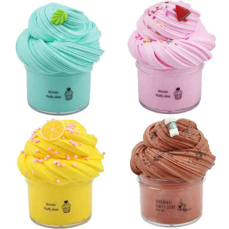 4-piece set - 10 pieces (green, pink, yellow, beige)