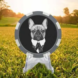 Dog James Dog Custom Golf Poker Chip Marker