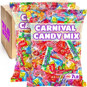 Lalees Valentines Candy Bulk - 7 Pounds - Assorted Candies Individually Wrapped - Bulk Candy Favors for Office, Goodie Bags, Birthday Parties, Goodie Bags