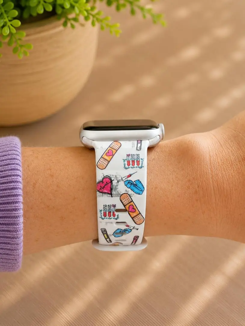 Nurse Watch Band | Medical  Strap | Healthcare Worker Smartwatch Band | Cute Nurse Wristband
