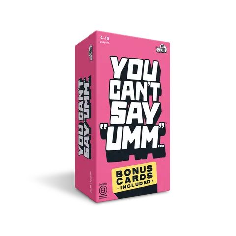 Big Potato | You Can’t Say Umm: A Party Game for Family and Adults, Board Game for Teenagers, Family Word Game, Must Have for Game Night, For 4-12 Players