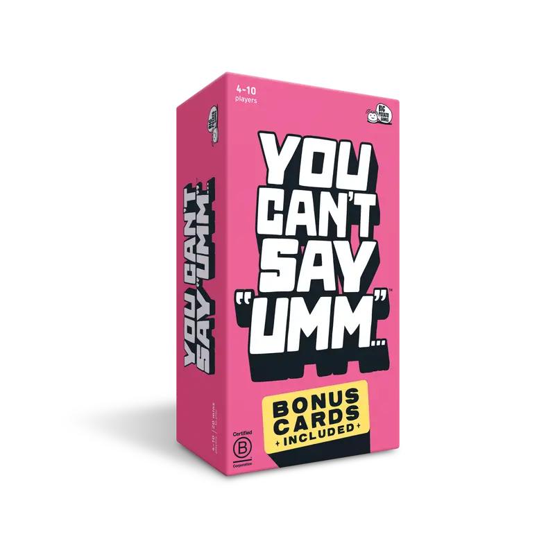 Big Potato | You Can’t Say Umm: A Party Game for Family and Adults, Board Game for Teenagers, Family Word Game, Must Have for Game Night, For 4-12 Players