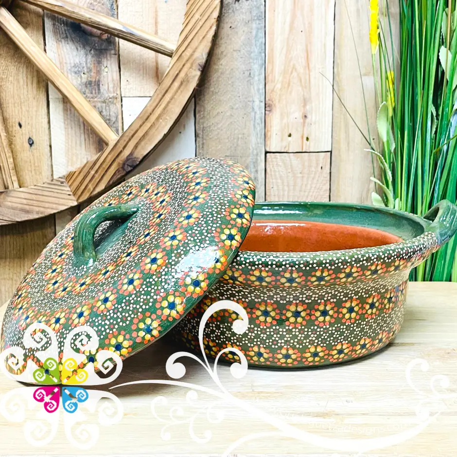 Large Capula Clay Fino Cazuela Arrozera - Capula Fino Clay Cazuela