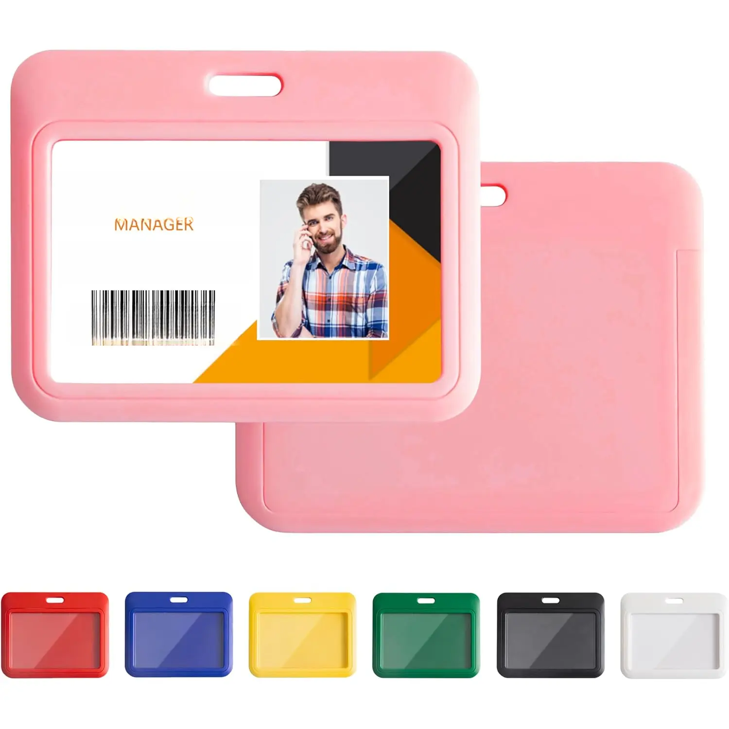 plastic key card sleeves 10 Pack Vertical ID Card Badge Holder with Blue Lanyards, Waterproof Clear PVC  Key Card Sleeve Case Plastic Wallets with Resealable Zip for Business,  Exhibition, School,Office (Breakaway Lanyards) – Housefibre main image 0