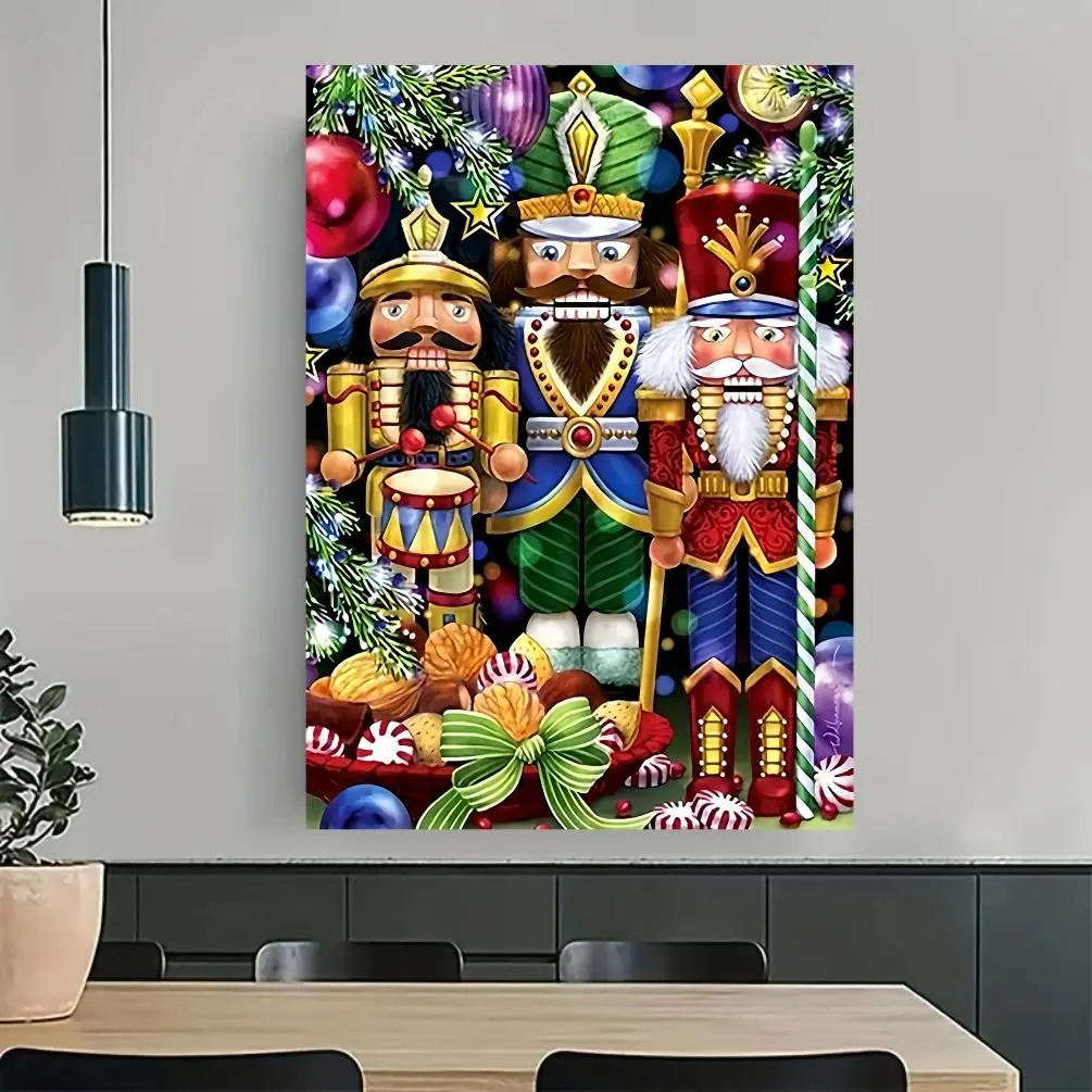 Nutcracker Pattern Paper Puzzle, Interactive Family Game and DIY Home Decor, Brain Challenge for Ages 12 and Up