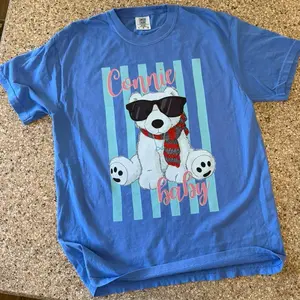 Connie baby junior mint bear. Comfor colors  Tshirt. Top Summer