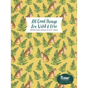 All Good Things Are Wild and Free Wrapping Paper and Gift Tags by Irene Smit, Astrid van der Hulst, Editors of Flow magazine, Valesca van Waveren [Paperback Book]
