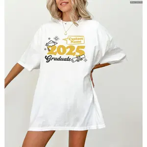 Personalized Graduation Shirts, Add the Graduated name TShirt, Proud Mom of a 2025 Graduate T-Shirts, Designed with face on the Tee with graduation , Unisex Vintage Shirt