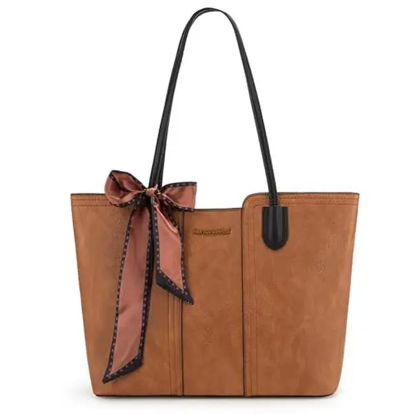 Montana West Tote Bags for Women Medium Top Handle Handbags with Scarf Montana West Tote Bags for Women Medium Top Handle Handbags with Scarf