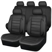 Black -Full Set Leather Car Seat Cover
