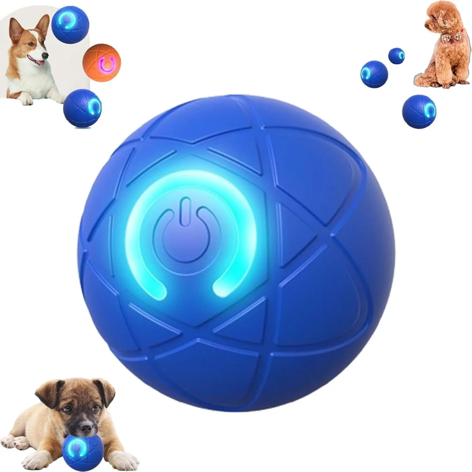 Shaky Ball Toy for Dogs, Vibrating Dog Ball, Shaky Ball Dog Toy, Automatic movement/bounce/scrolll, Vibrating Ball for Dogs for Small Dogs