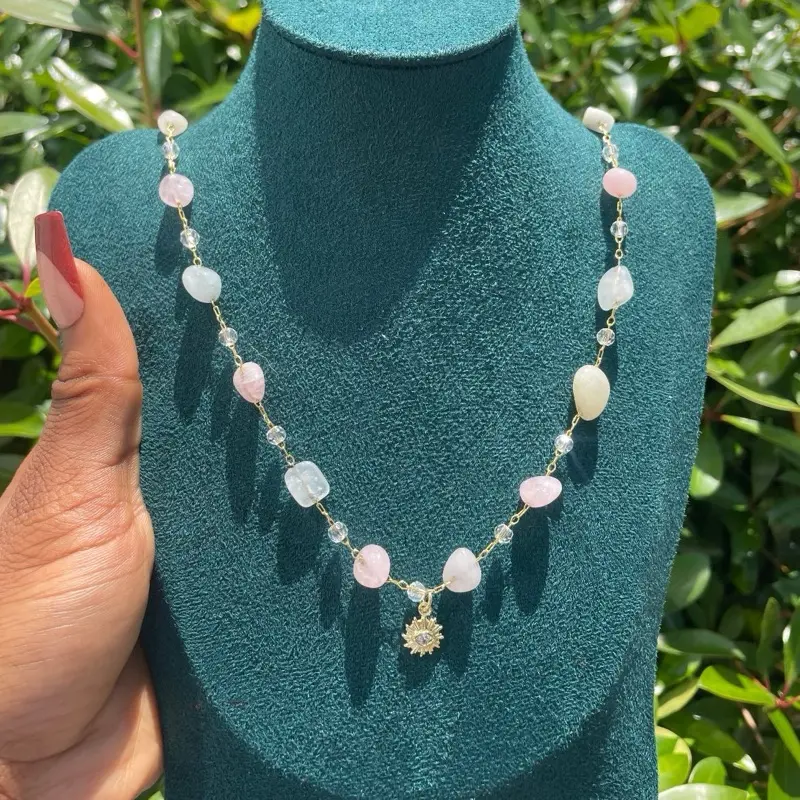 CRYSTAL BEADED NECKLACE