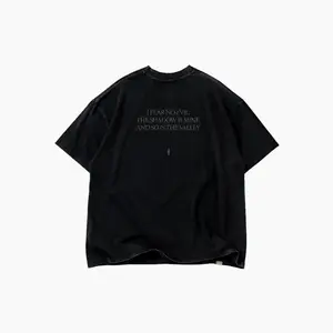 FEAR NO EVIL TEE - [FADED BLACK]
