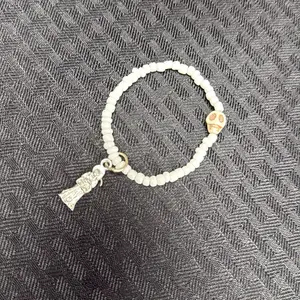 Santa Muerte Bracelet with Beaded Design and Charm for Unique Style
