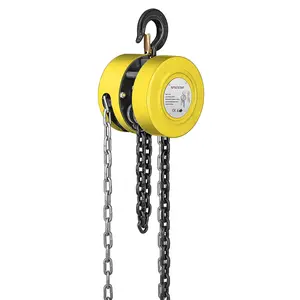 VIVOHOME Hand Chain Hoist 10 Feet with 2 Heavy Duty Hooks, Manual Chain Fall for Warehouse Building Automotive Machinery