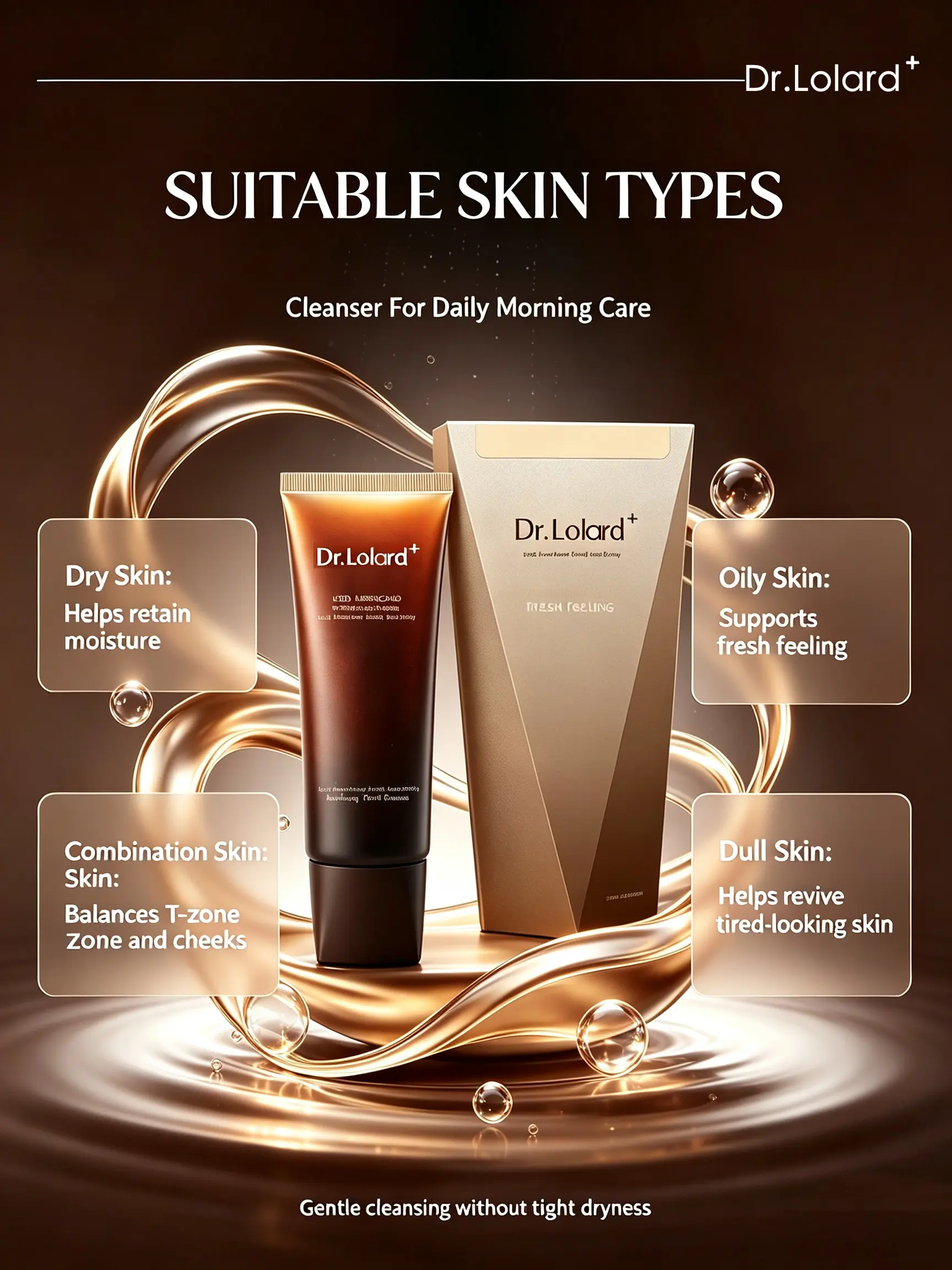 Dr.Lolɑrd+Iced Americano Gently And Softly Awakening  Facial Cleanser