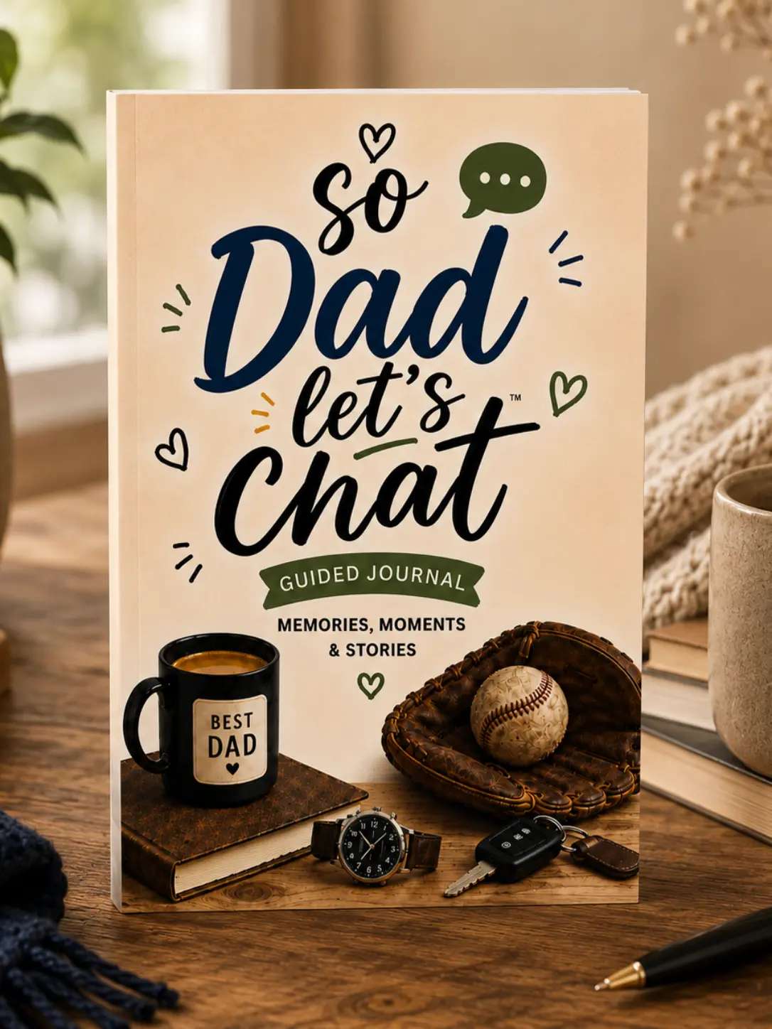 So Dad, Let's Chat™: Guided Keepsake Journal for Dad's Memories, Stories & Life Lessons