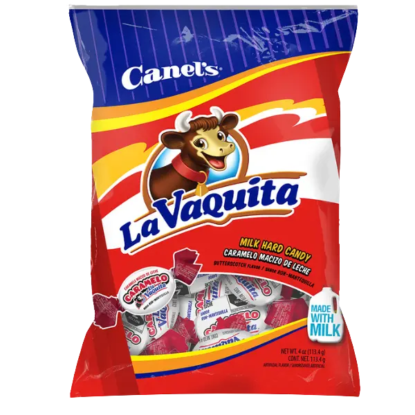 Canel's La Vaquita Milk Hard Candy Peg Bag 4 oz (05442)