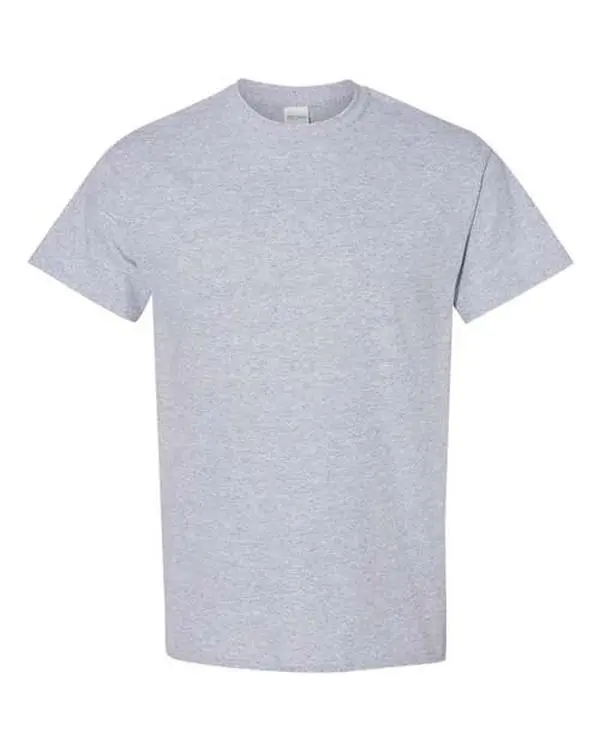 Gildan - Heavy Cotton Sports Grey T-Shirt Casual Classic
