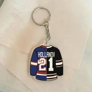 Hollanov 21 Keychain, Heated Rivalry & Hollanov Inspired Acrylic Keychains / Bag Charms, Team Rozano Keychain