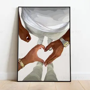 Black Love Art Prints, Black Couple Art, Black Culture, Black Pop Art, Black Wall Art, Black Owned Shops Art, Black History Month Wall Art