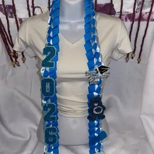 Blue Bear Graduation Leis