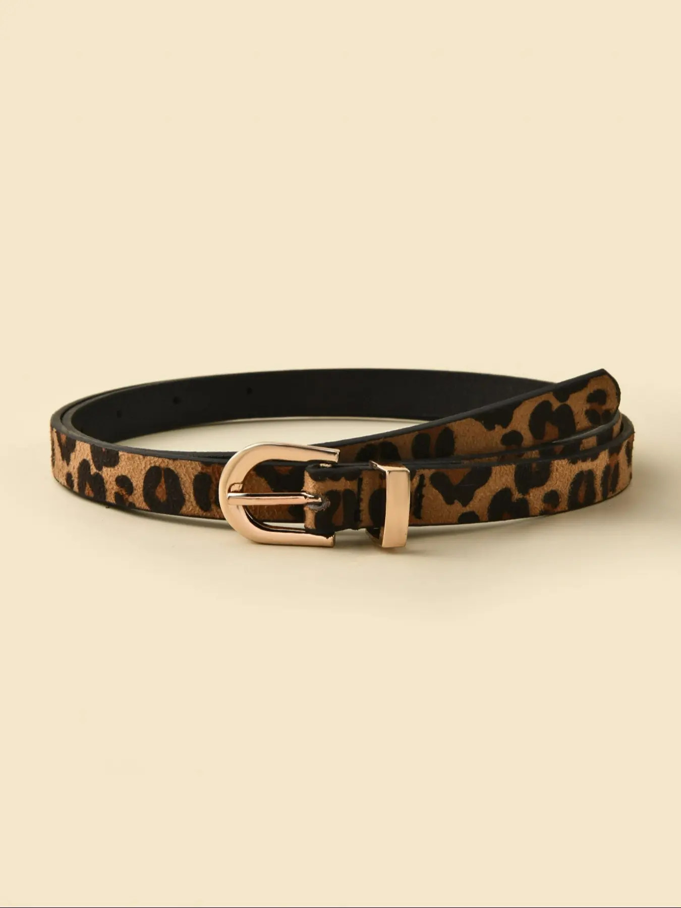 Women's Fashion Shiny PU Waist Belt, High-Quality PU Jean Belt, Leopard Print Dress Decoration, Belts For Dresses, Summer School Halloween Accessory, Trendy Exquisite Belt, Pu Leather Belt