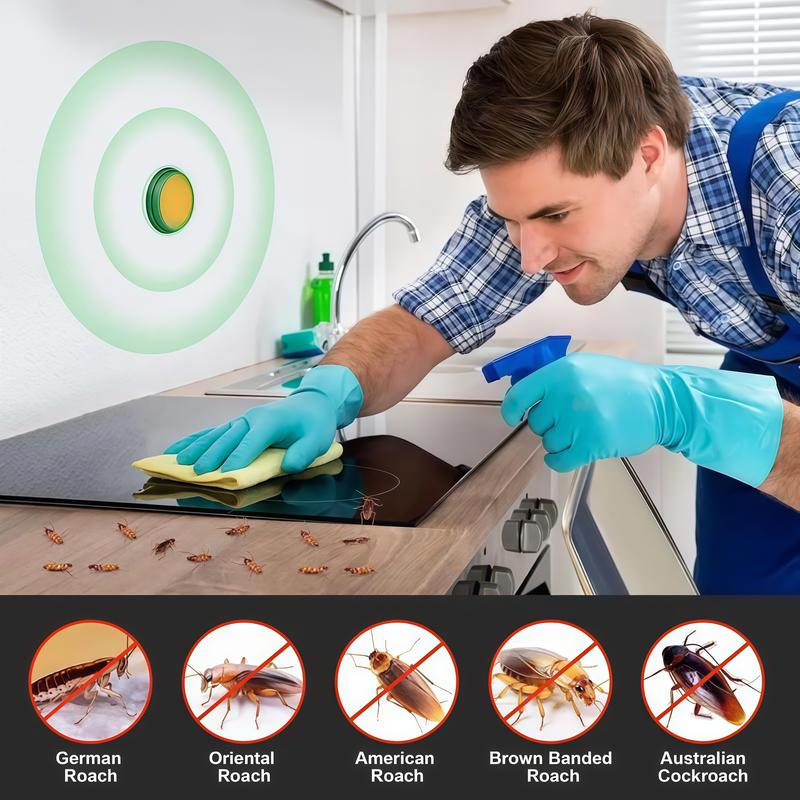 Indoor roach bait gel and trap, - 48 pieces, roach killer - home outdoor pest control dragonfly bug repellent bear spray advion cockroach Roach Bait Trap Kit moon moons  pry Cockroach Killer Repellent Set