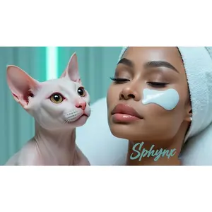 WHITENICIOUS X BLAC CHYNA                    SPHYNX  SKIN.                                                                  Vanishing act Darkspot Eraser Discoloration Brightening Hyaluronic Moisturizers Sensitive Soothing Sunscreen Kojic Green Tea Aloe