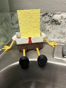 Sponge Bob Dishwashing Sponge Holder for Kitchen and Bathroom