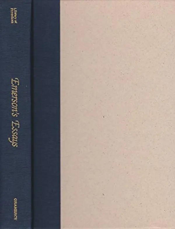 Used Hardcover Book - Ralph Waldo Emerson's Essays: 1st and 2nd Series - English Literature & Art Book, Books