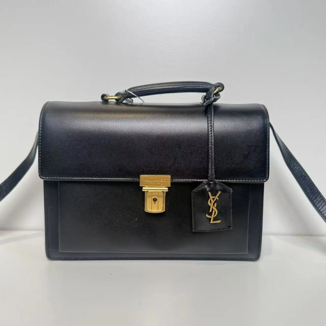 YSL Bellechasse Black box handbag shoulder bag YSL1 TK