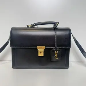 YSL Bellechasse Black box handbag shoulder bag YSL1 TK