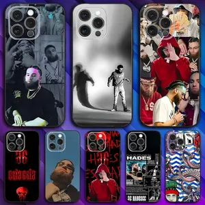 Rapper 66 Soft Black Shockproof Smartphone Cover - Protective Cellphone Accessories for iPhone 11,12,13,14,15,16,17, Pro, Max, Plus, X, XS, SE4 | Devices Protection Handheld Accessory