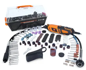 1.3-Amp Variable Speed Steady-Grip Rotary Tool with 190-Piece Accessory Kit, Flex Shaft and Carrying Case, 23190